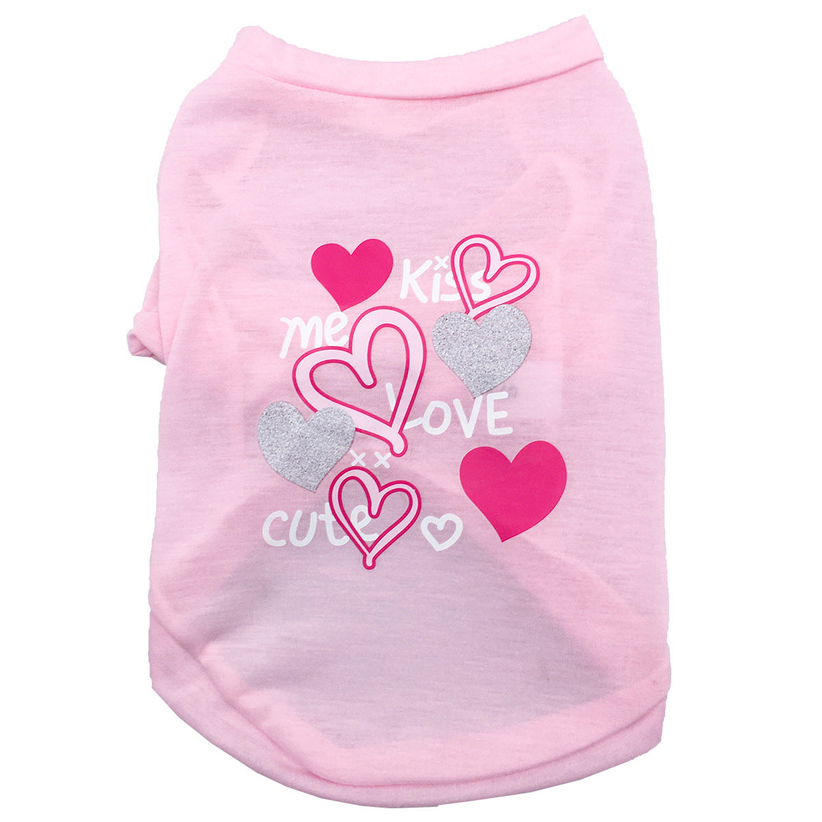 Hundeshirt  "Kiss Me Love Cute"