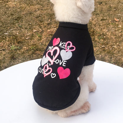 Hundeshirt  "Kiss Me Love Cute"