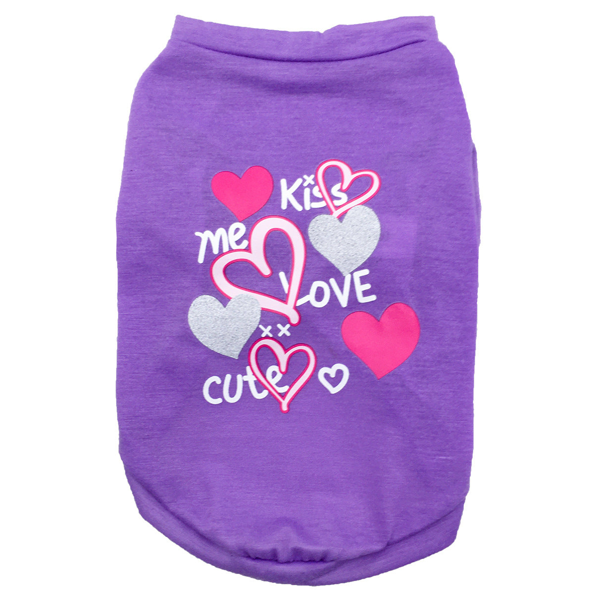 Hundeshirt  "Kiss Me Love Cute"