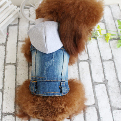 Designer Hunde-Jeansjacke