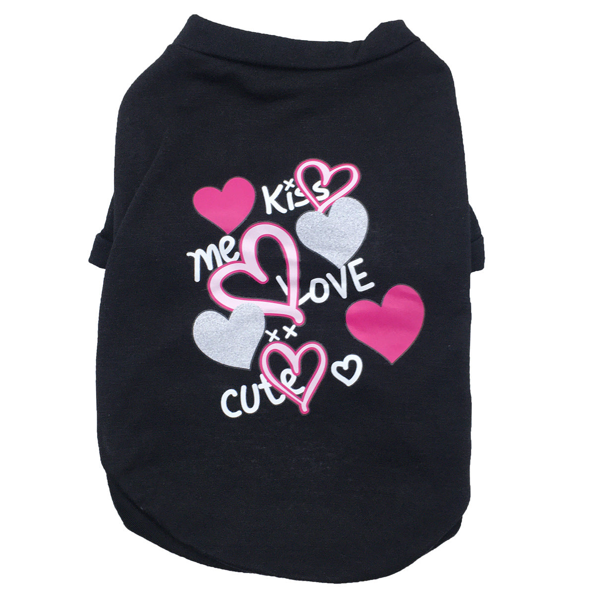 Hundeshirt  "Kiss Me Love Cute"