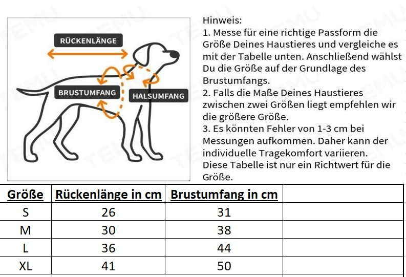 Luxuriöser Hunde Leder-Mantel