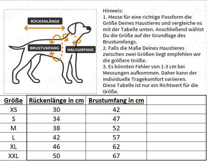 Stilvolle Hundejacke für Komfort und Wärme