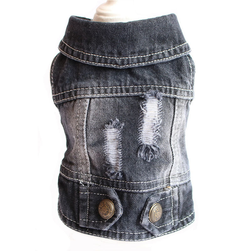 Designer Hunde-Jeansjacke