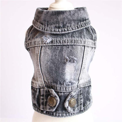 Designer Hunde-Jeansjacke