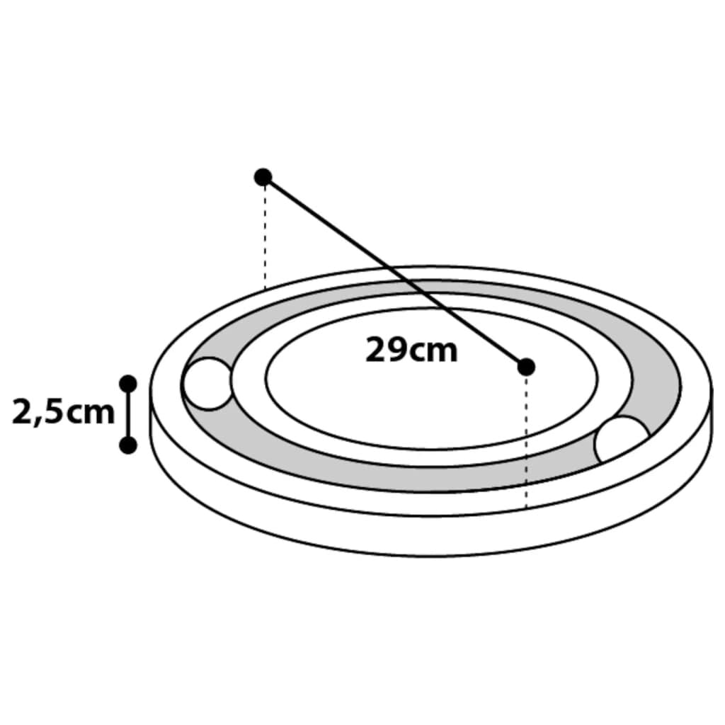 Katzenspielzeug Kratzbrett Infinity 29X29X2,5 Cm Natur