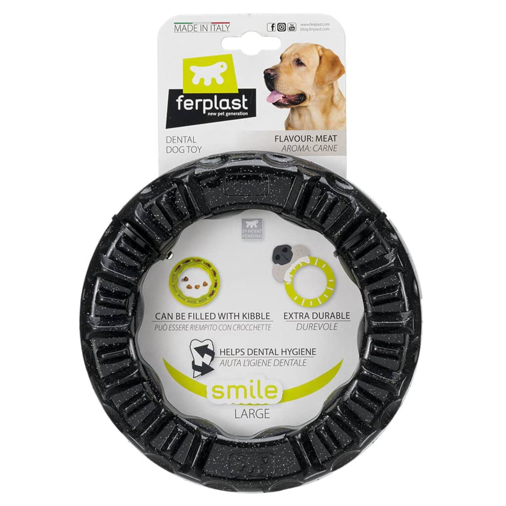 Kauspielzeug Für Hunde Smile Groß 20X18X4 Cm Schwarz