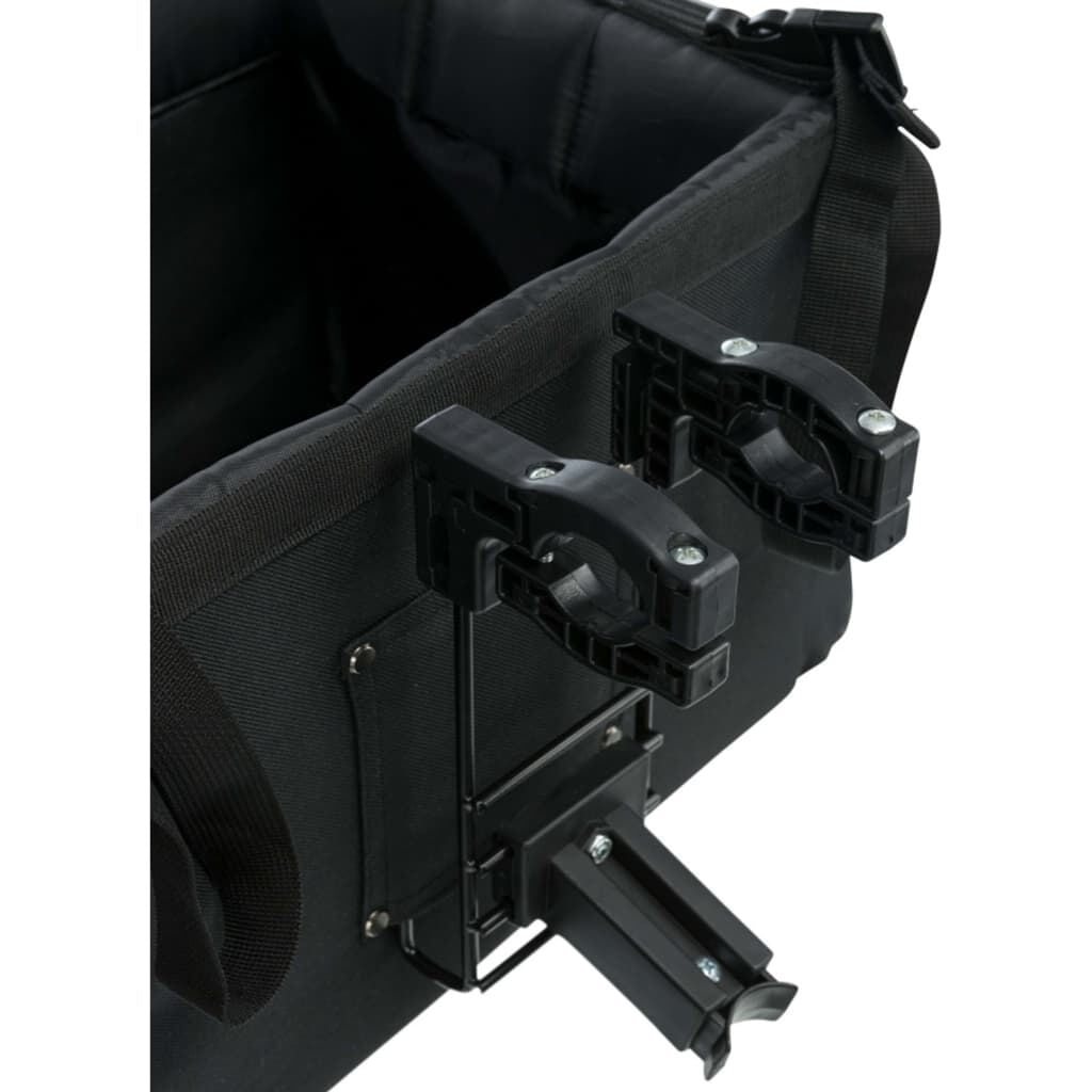 Haustier-Frontbox Für Fahrräder 41X26X26 Cm Schwarz Und Grau