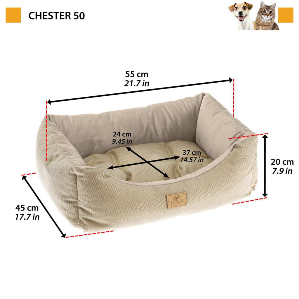 Hunde- Und Katzenbett Chester 50 Beige