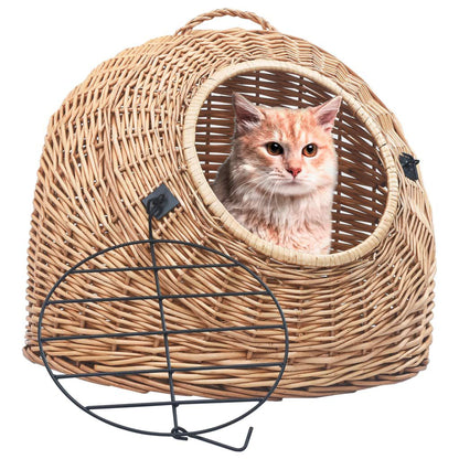 Katzen-Transportkorb 60X45X45 Cm Natürliche Weide