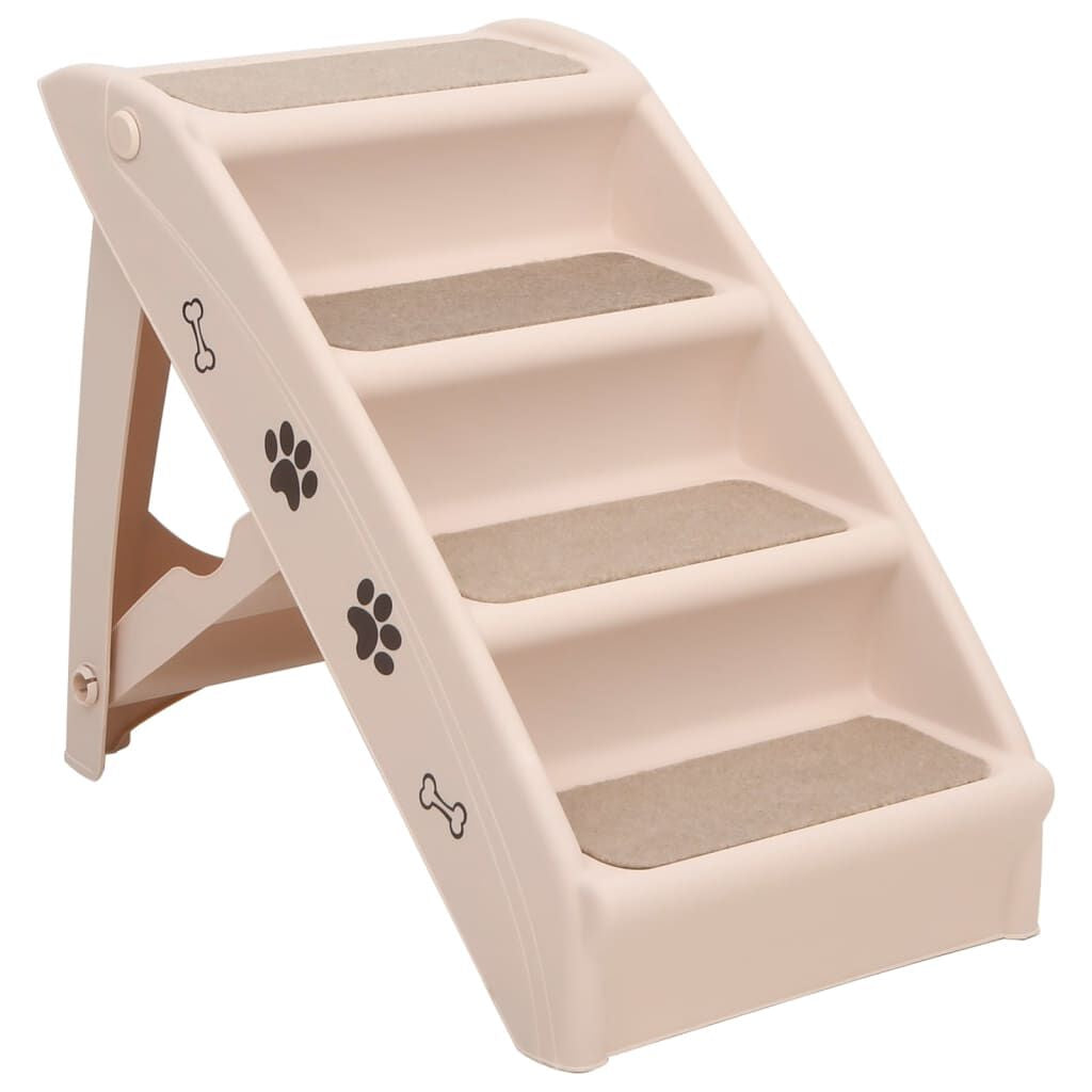 Hundetreppe Klappbar Schwarz 62X40X49,5 Cm